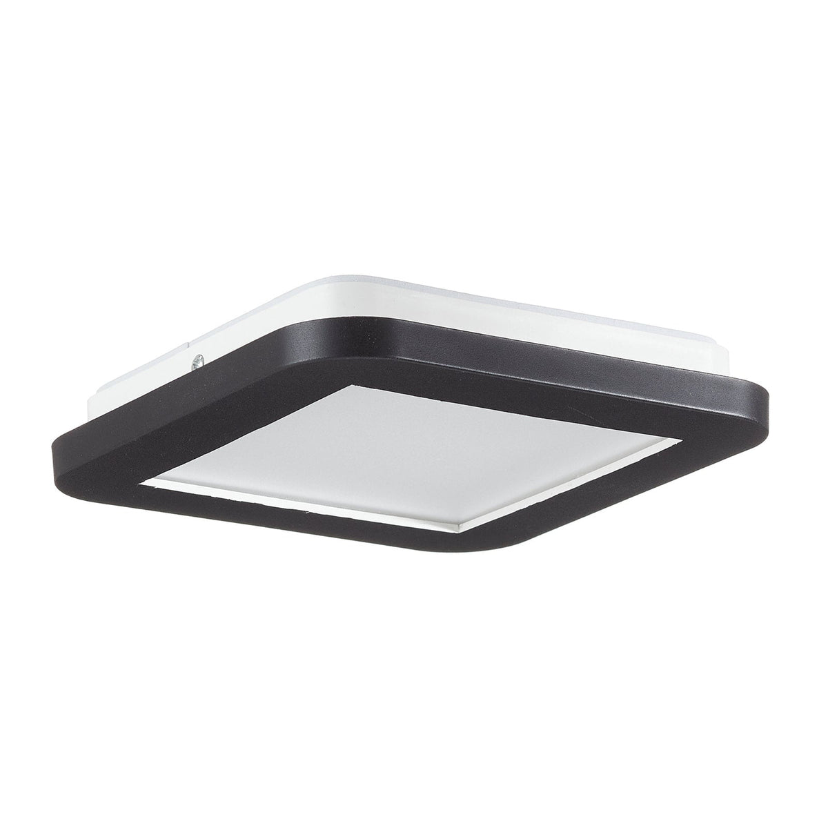 Detalj av LED taklampe Camillus kvadratisk dimbar 17 cm IP44