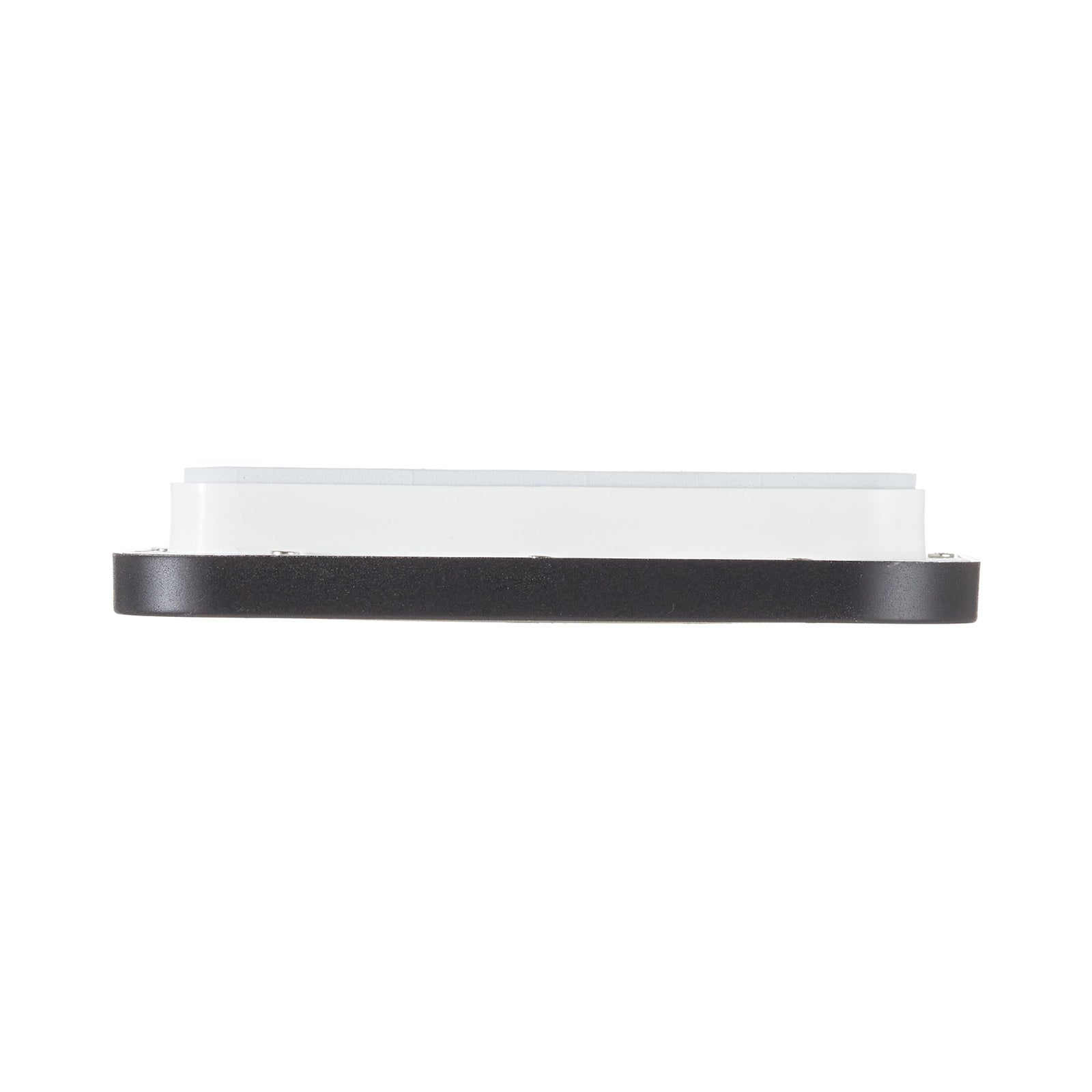LED taklampe Camillus kvadratisk dimbar 17 cm IP44 montert i tak
