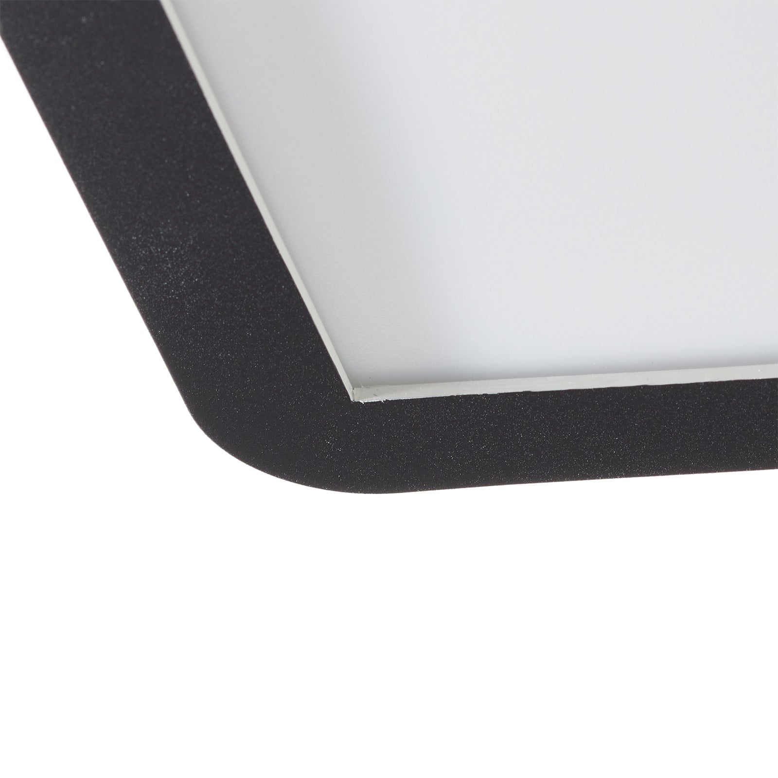 LED-taklampe Camillus kvadratisk dimbar 30x30 cm IP44 nærbilde av lyskilde