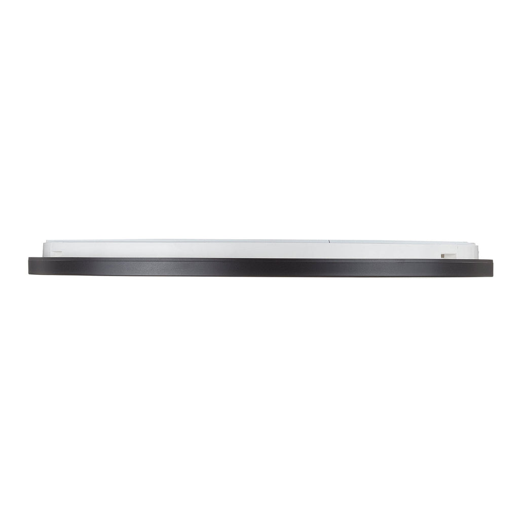 LED taklampe Camillus rund dimbar svart/hvit Ø40 cm detalj