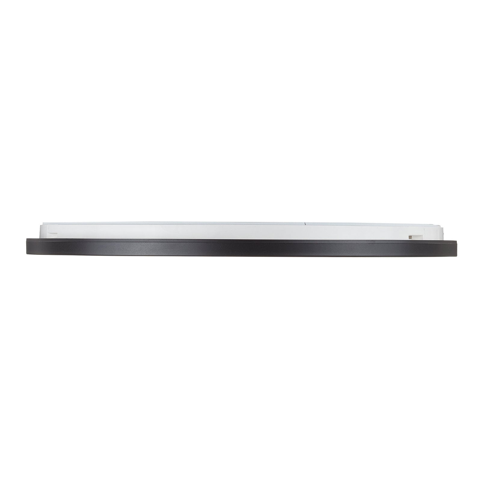 LED taklampe Camillus rund dimbar svart/hvit Ø40 cm detalj