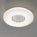 LED-taklampe Capasso-C dimbar RGB Bluetooth forfra
