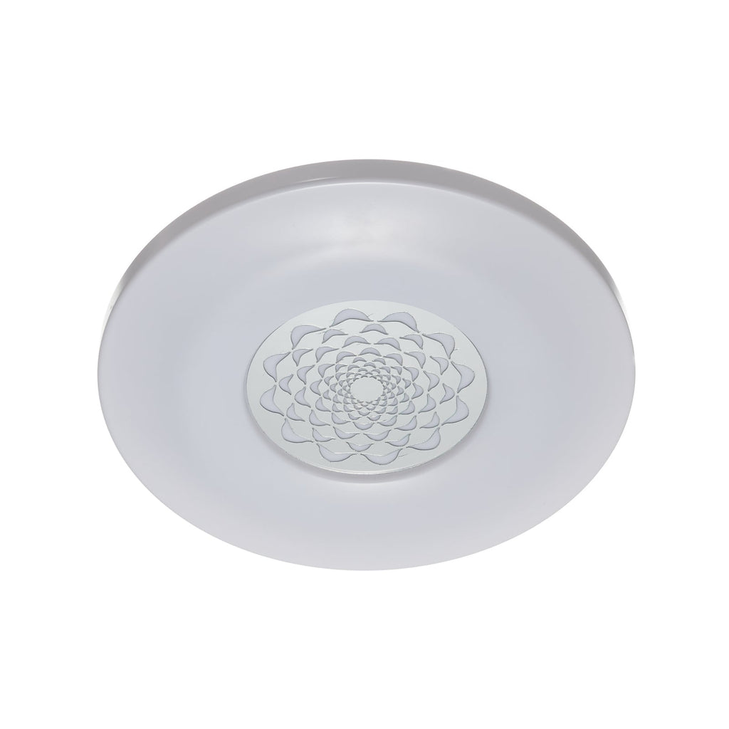 LED-taklampe Capasso-C montert i stue