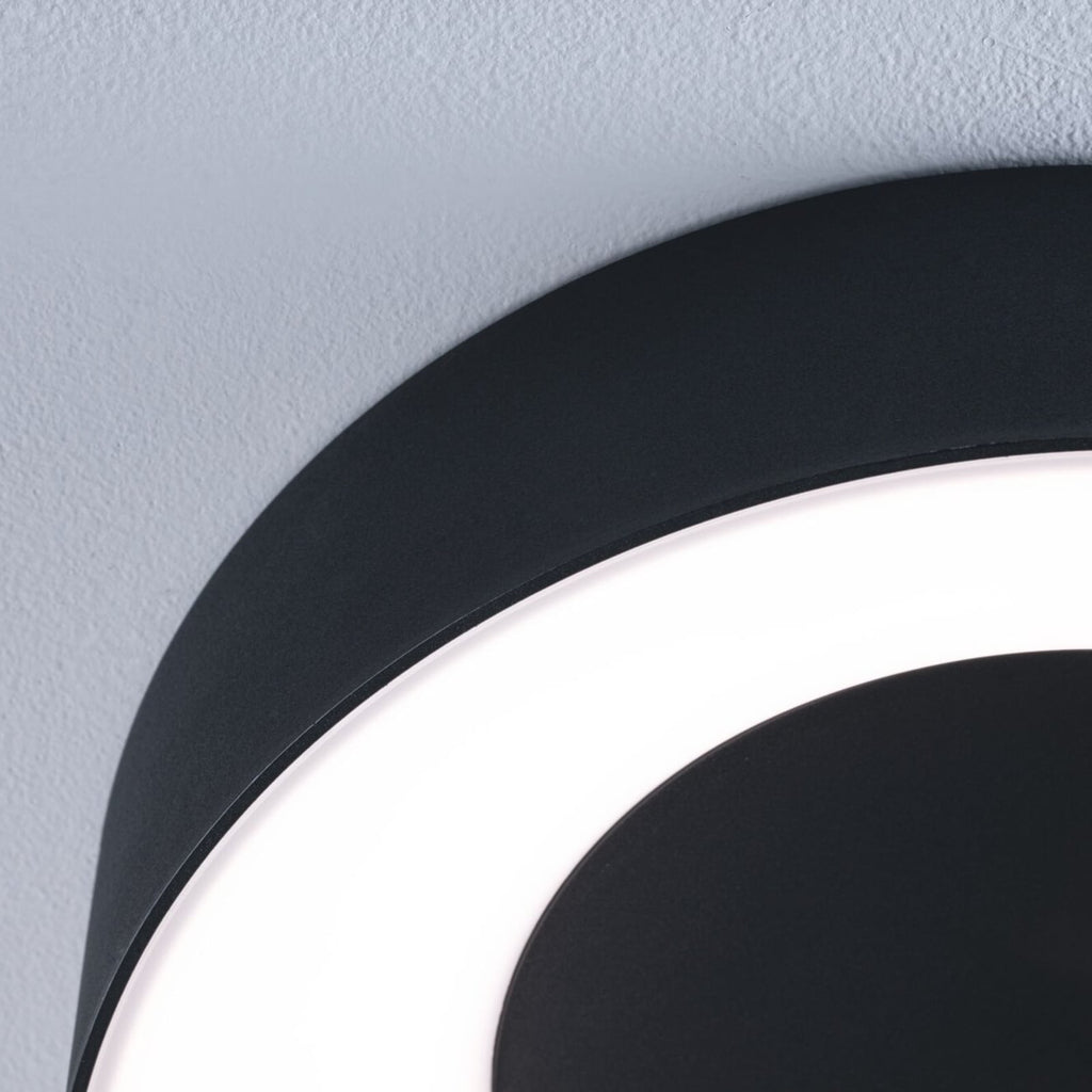 Detalj av LED taklampe Casca dimbar svart