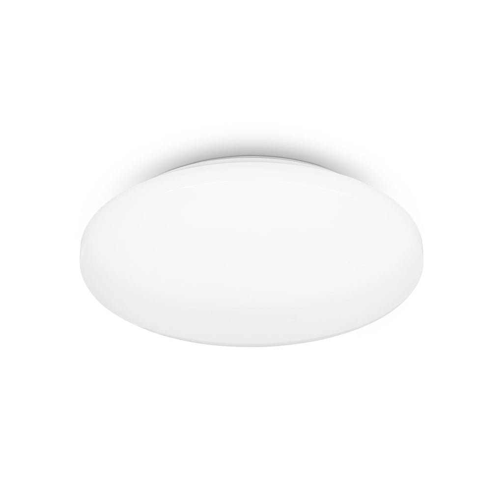 Montert LED taklampe Case hvit IP44 Ø28 cm 12W varmhvit i rom