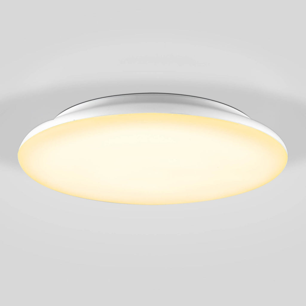 LED taklampe Catino med bevegelsessensor CCT Ø40 cm IP54 forfra