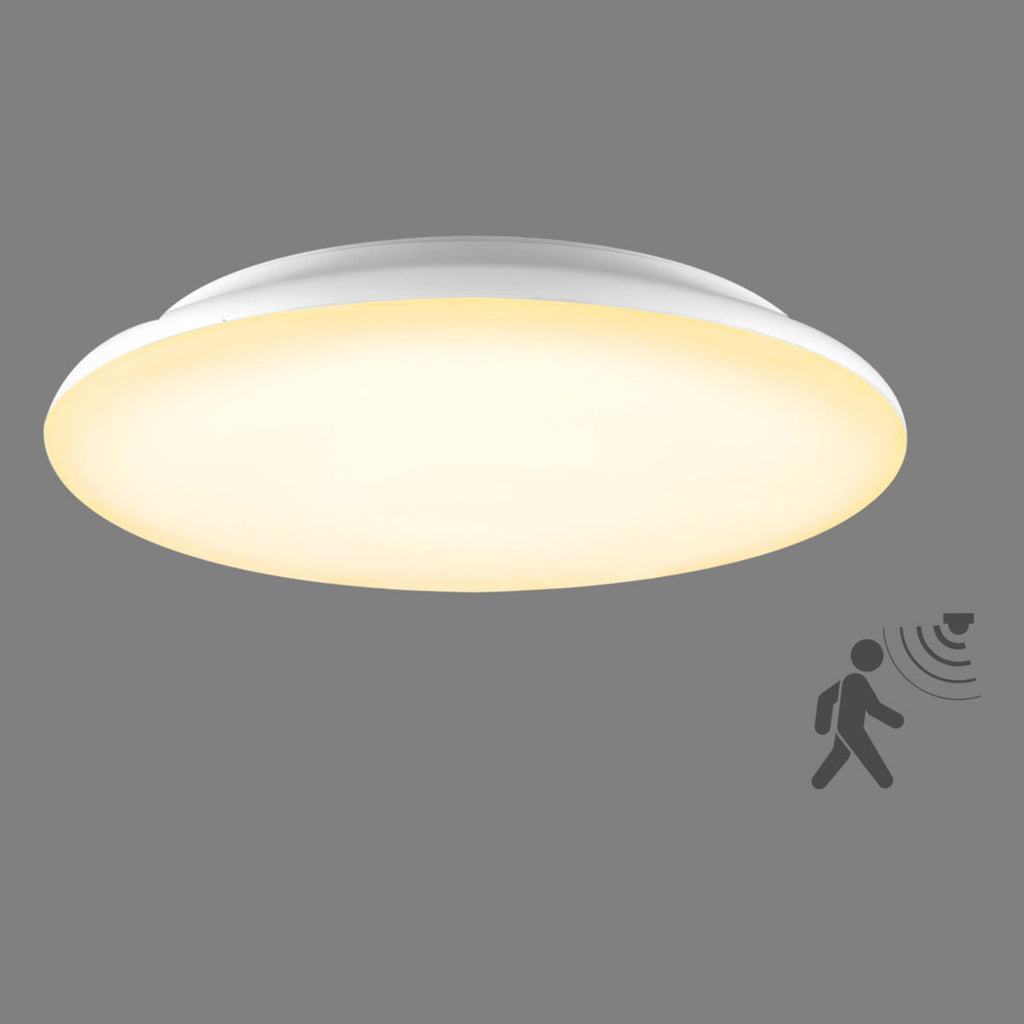 Montert LED taklampe Catino med bevegelsessensor CCT Ø40 cm IP54