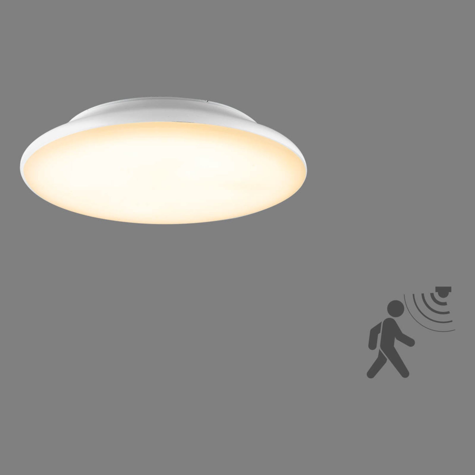 Montert LED taklampe Catino med bevegelsessensor i tak