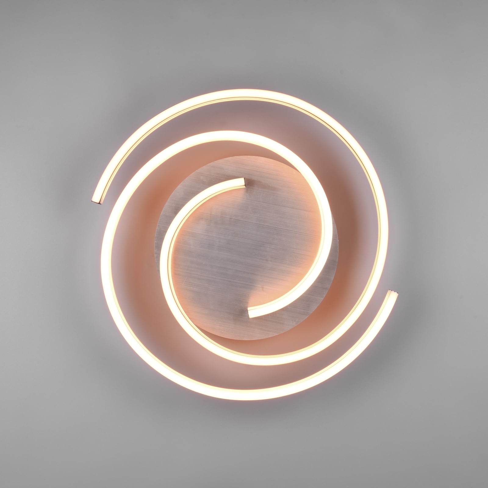 LED taklampe Caya dimbar aluminium Ø50 cm 58W Trio Lighting bakside