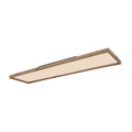 LED taklampe Cinderella MDF-tre CCT 120x30 cm 36W forfra