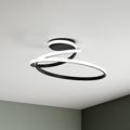 LED taklampe COASTER svart aluminium CCT 50 cm forfra