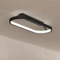 LED-taklampe Codriales svart dimbar 79 cm 27W forfra