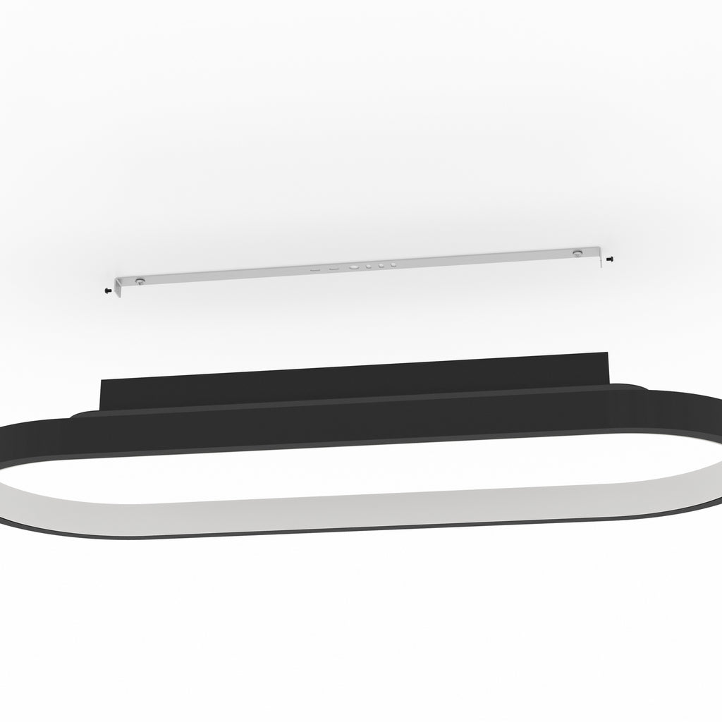 LED-taklampe Codriales svart dimbar 79 cm 27W nærbilde