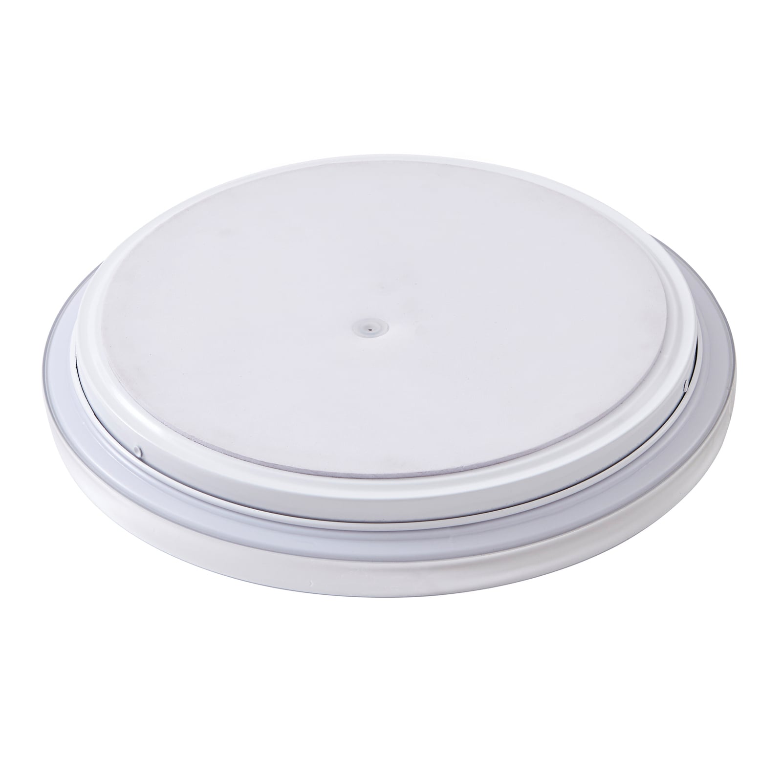 LED taklampe Comora hvit/krom Ø35 cm metall og plast materiale
