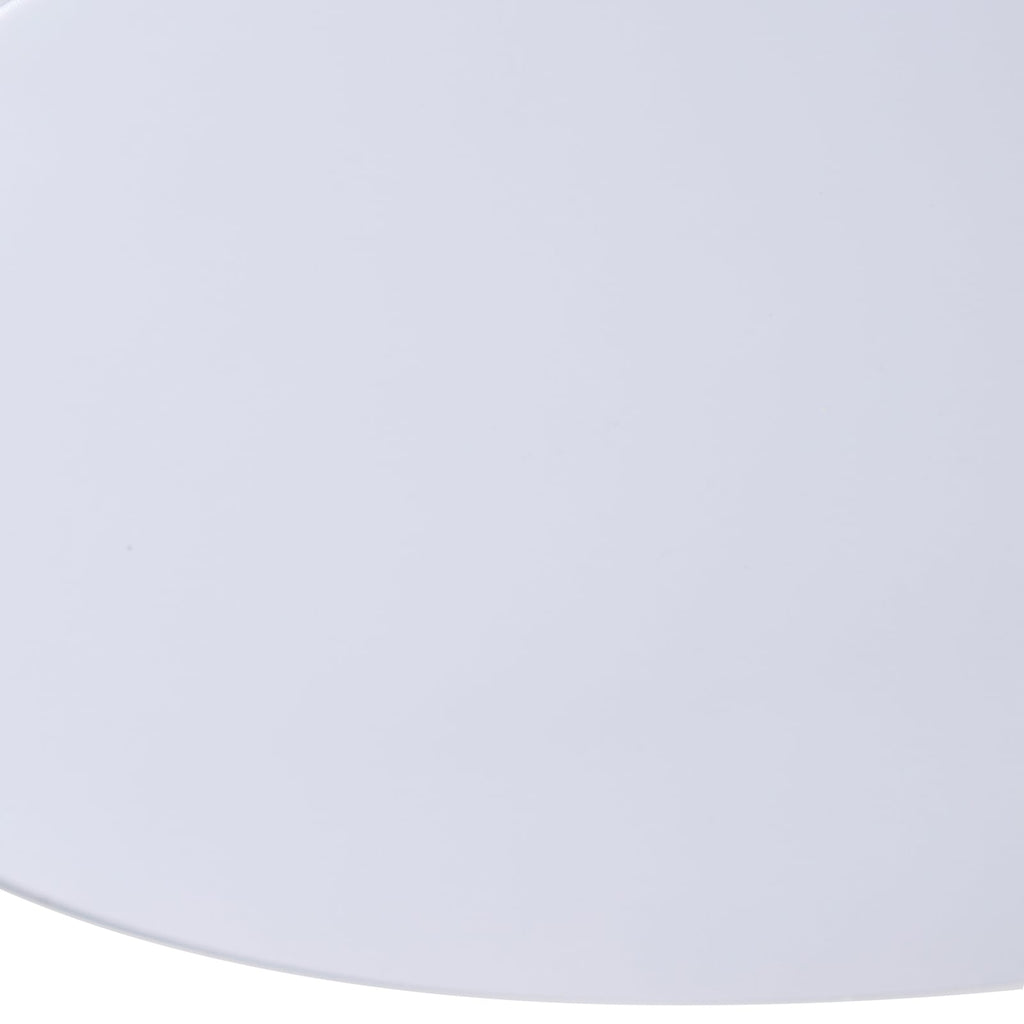 LED taklampe Comora hvit/krom Ø35 cm sideprofil
