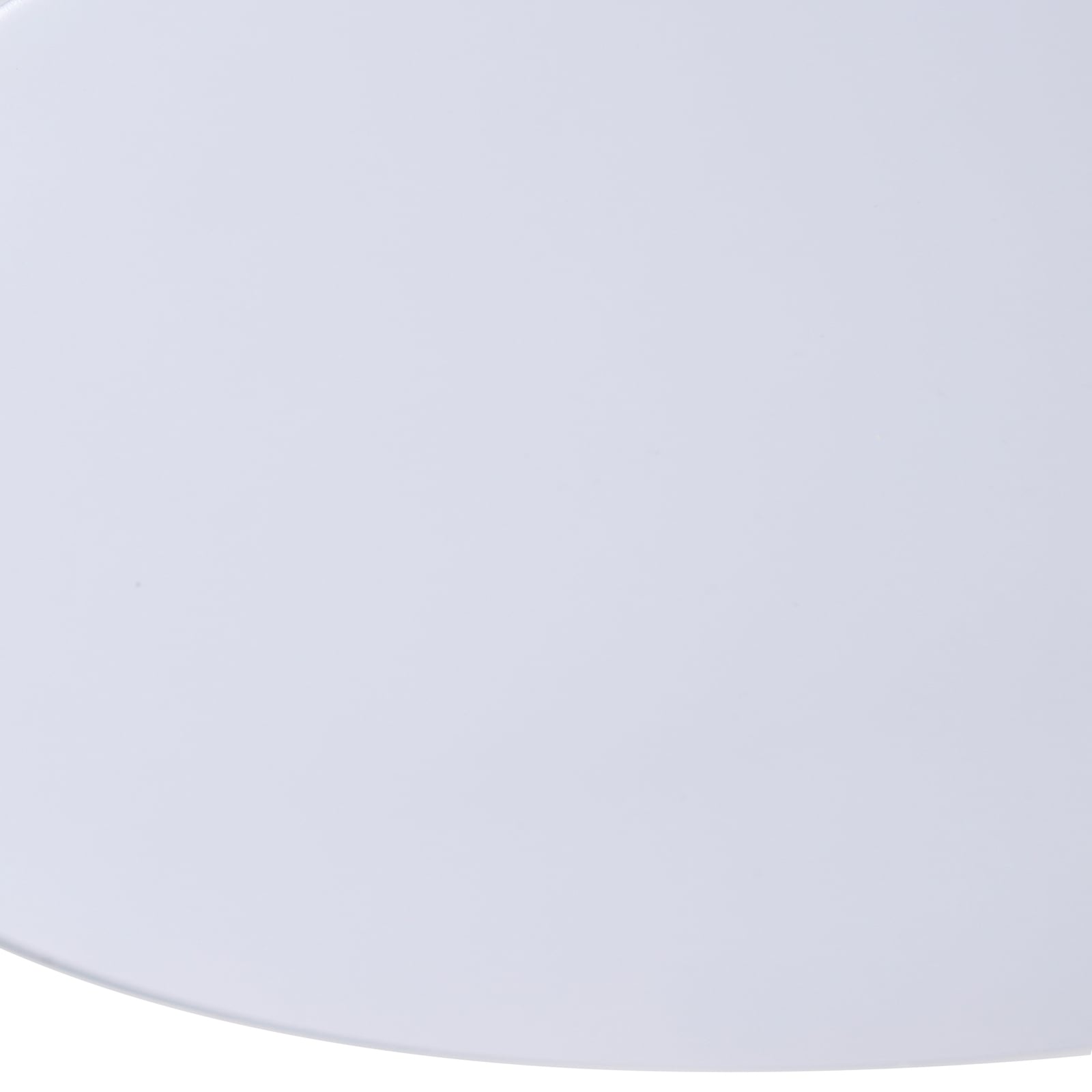 LED taklampe Comora hvit/krom Ø35 cm sideprofil