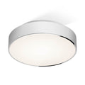 LED taklampe Conect dimbar krom Ø32 cm IP44 forfra
