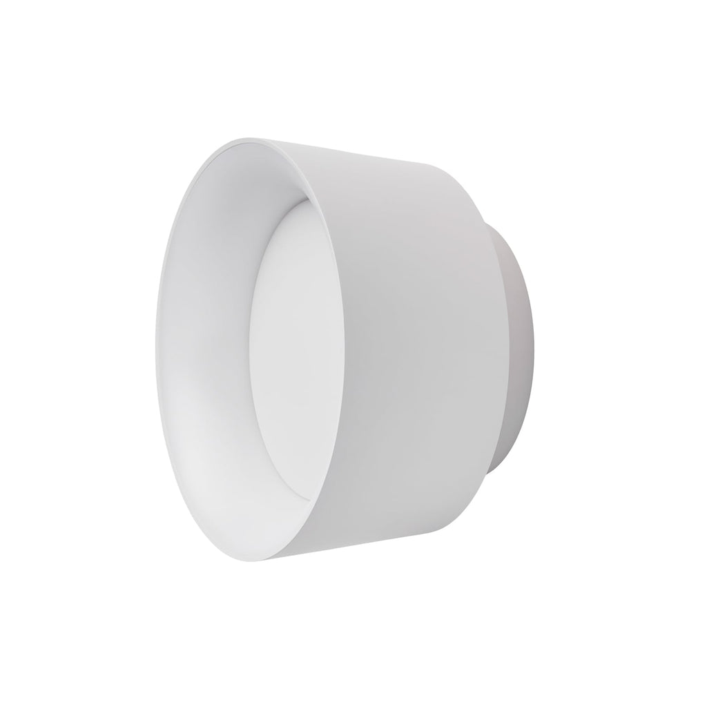 Montert LED taklampe Cookie hvit aluminium Ø15 cm dimbar i interiør
