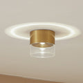 LED taklampe Dalila gull aluminium forfra