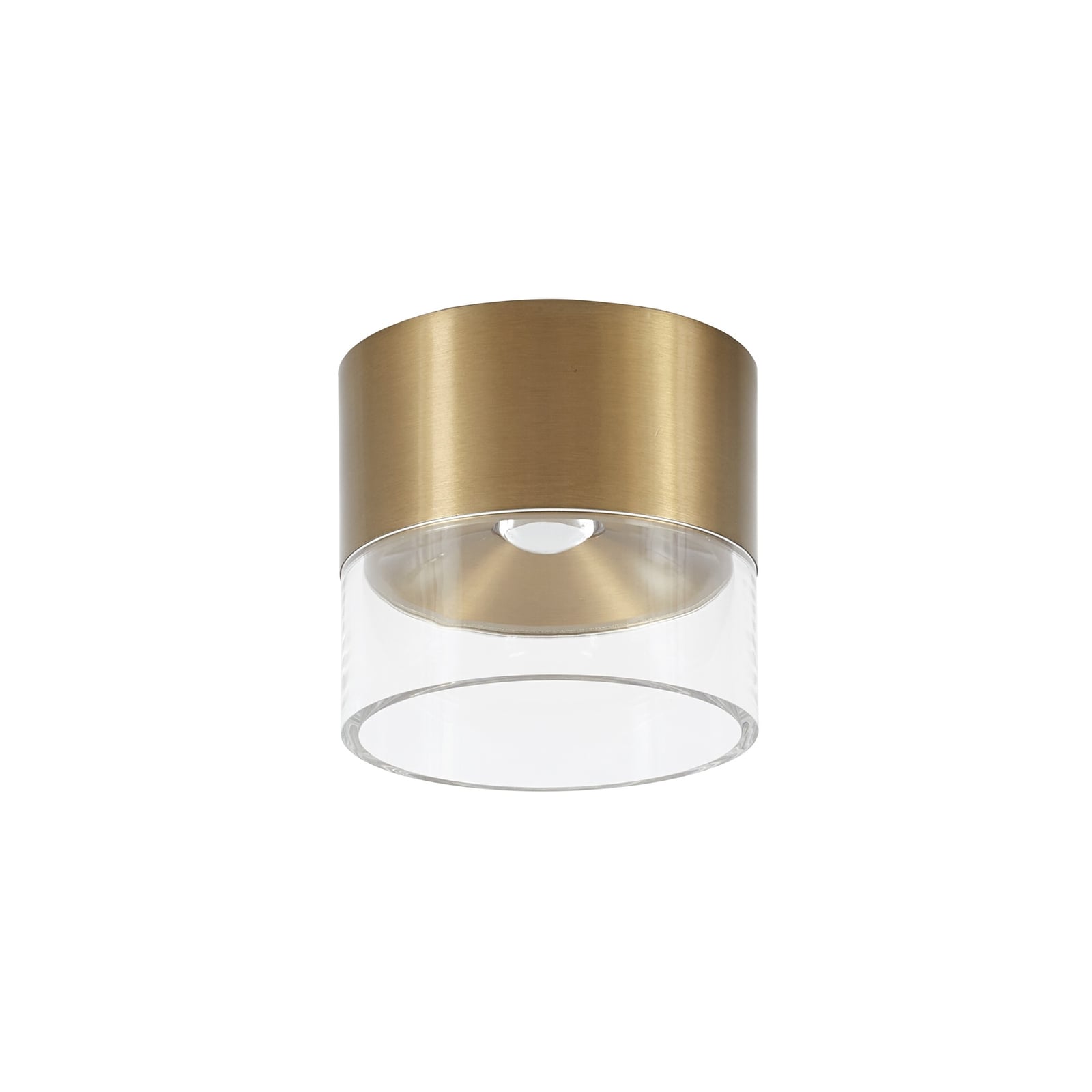 LED taklampe Dalila gull aluminium montert i rom