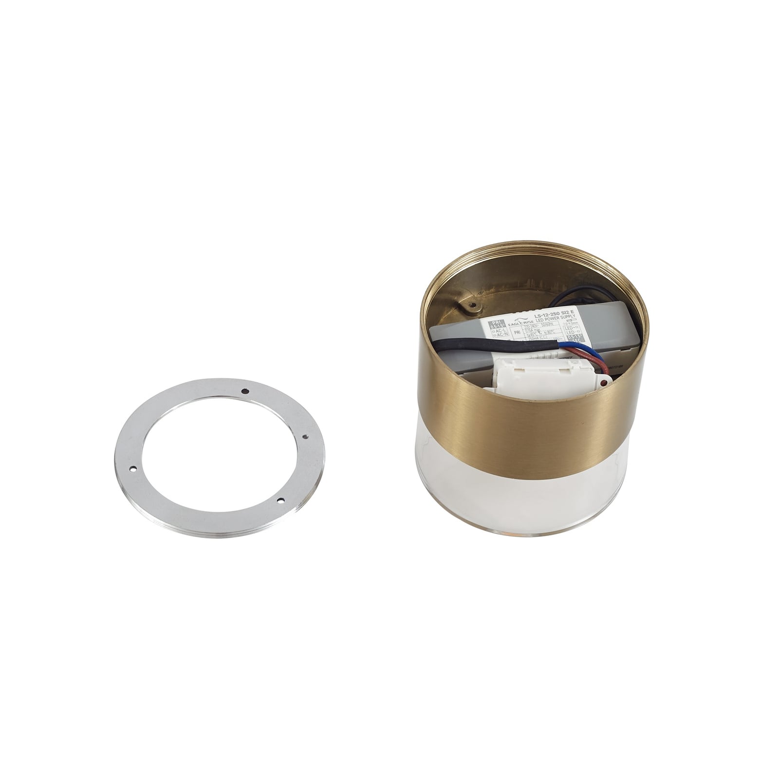 LED taklampe Dalila gull aluminium profil