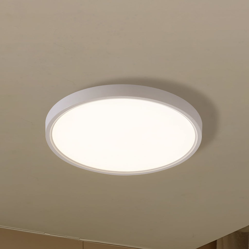 LED taklampe Deika smart dimbar CCT RGB Ø30 cm hvit forfra