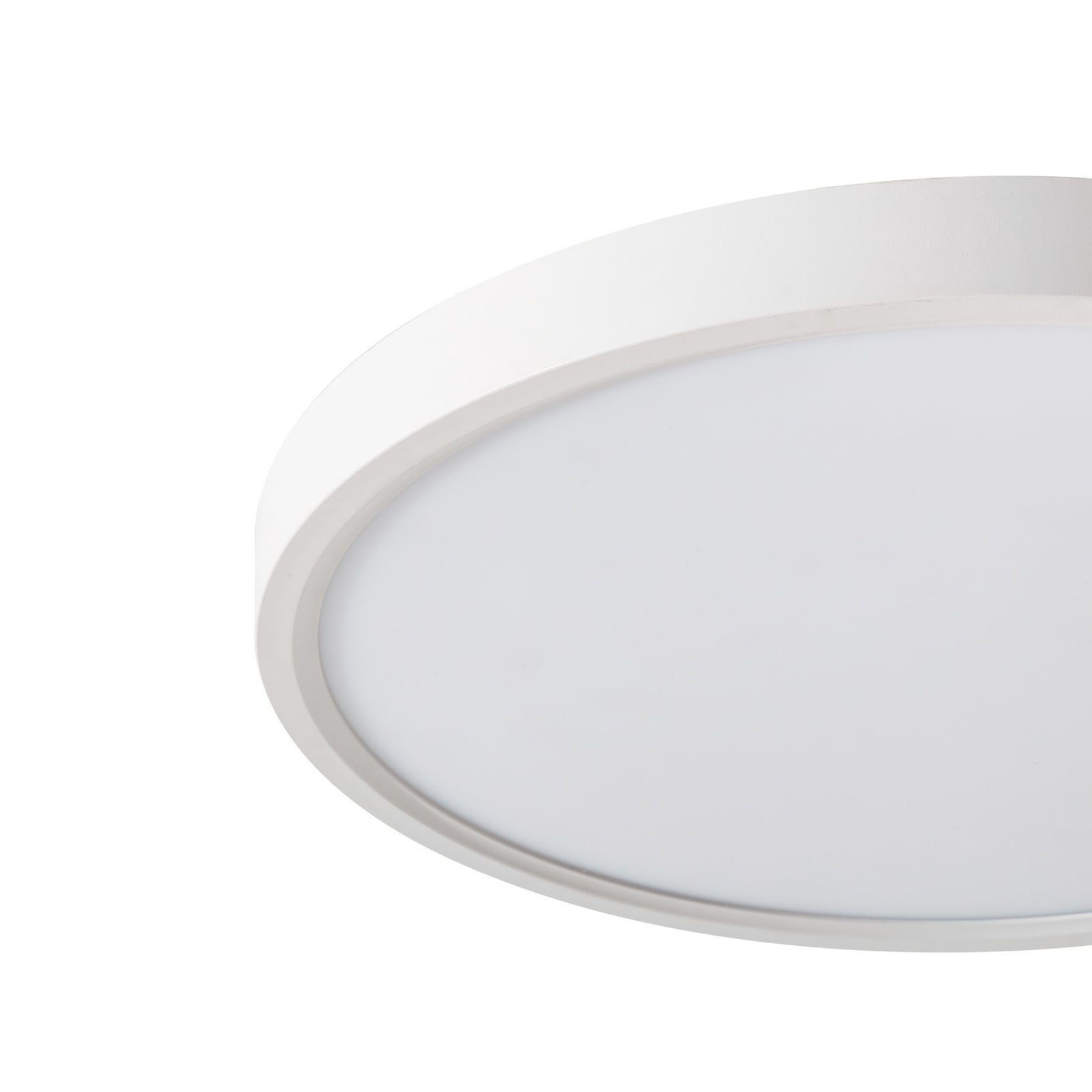 LED taklampe Deika smart dimbar CCT RGB Ø30 cm hvit fjernkontroll