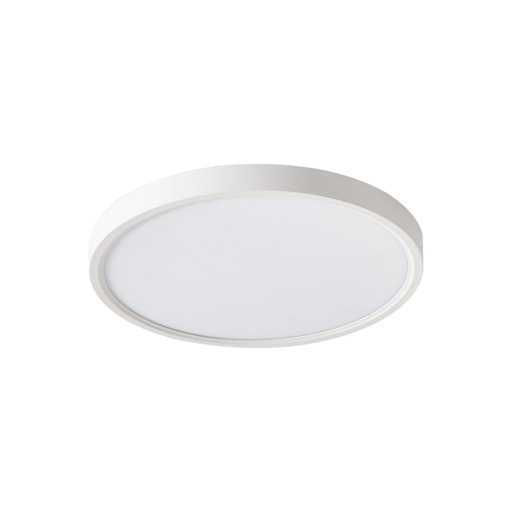 Montert LED taklampe Deika smart dimbar CCT RGB Ø40 cm hvit i rom