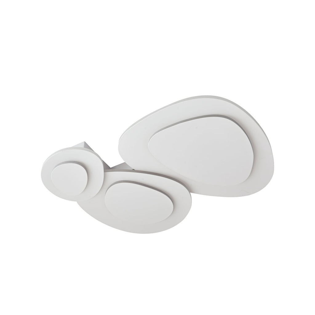 LED taklampe Delar dimbar CCT fjernkontroll nærbilde metall