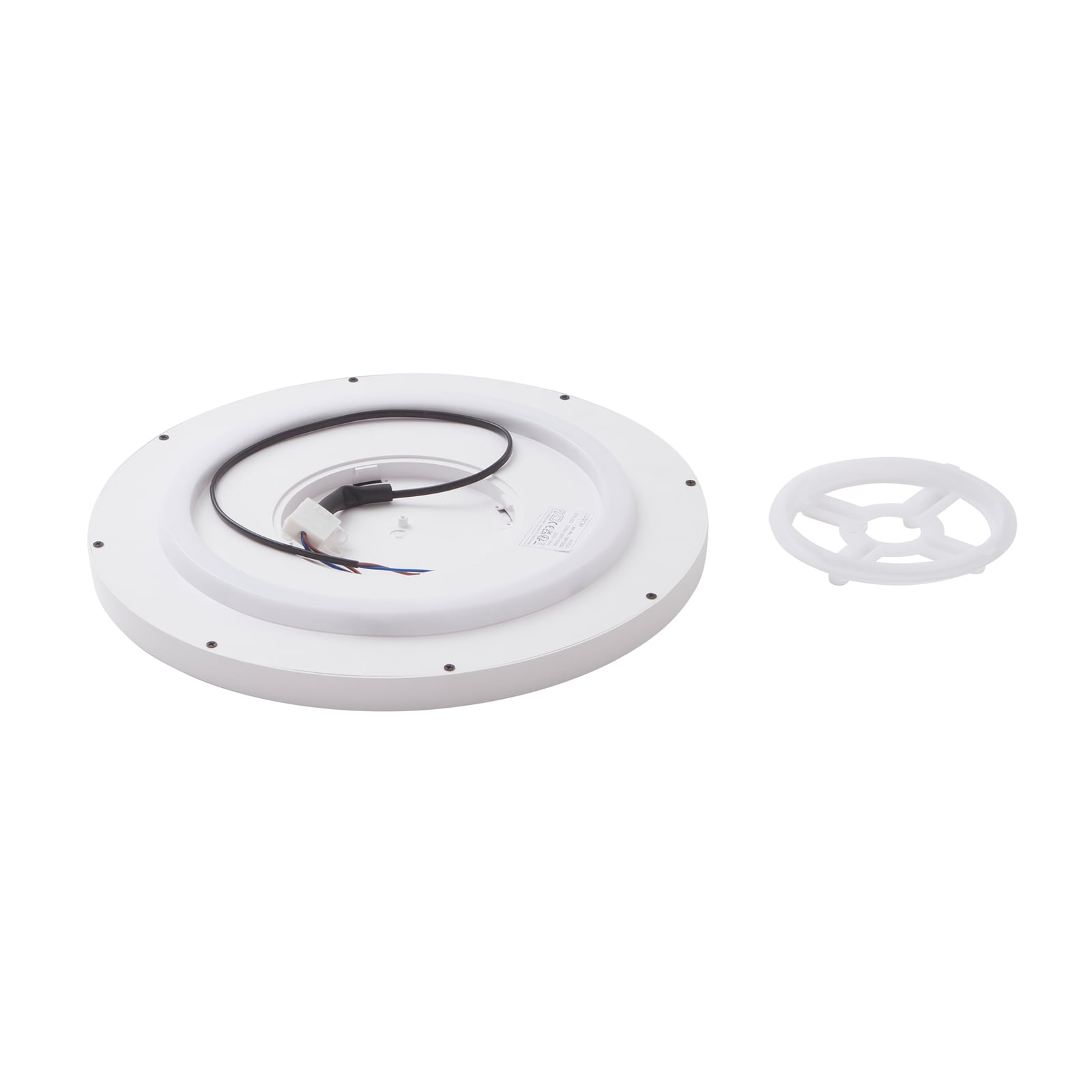LED taklampe Denora dimbar RGB CCT Tuya Ø40 cm hvit lyseffekt