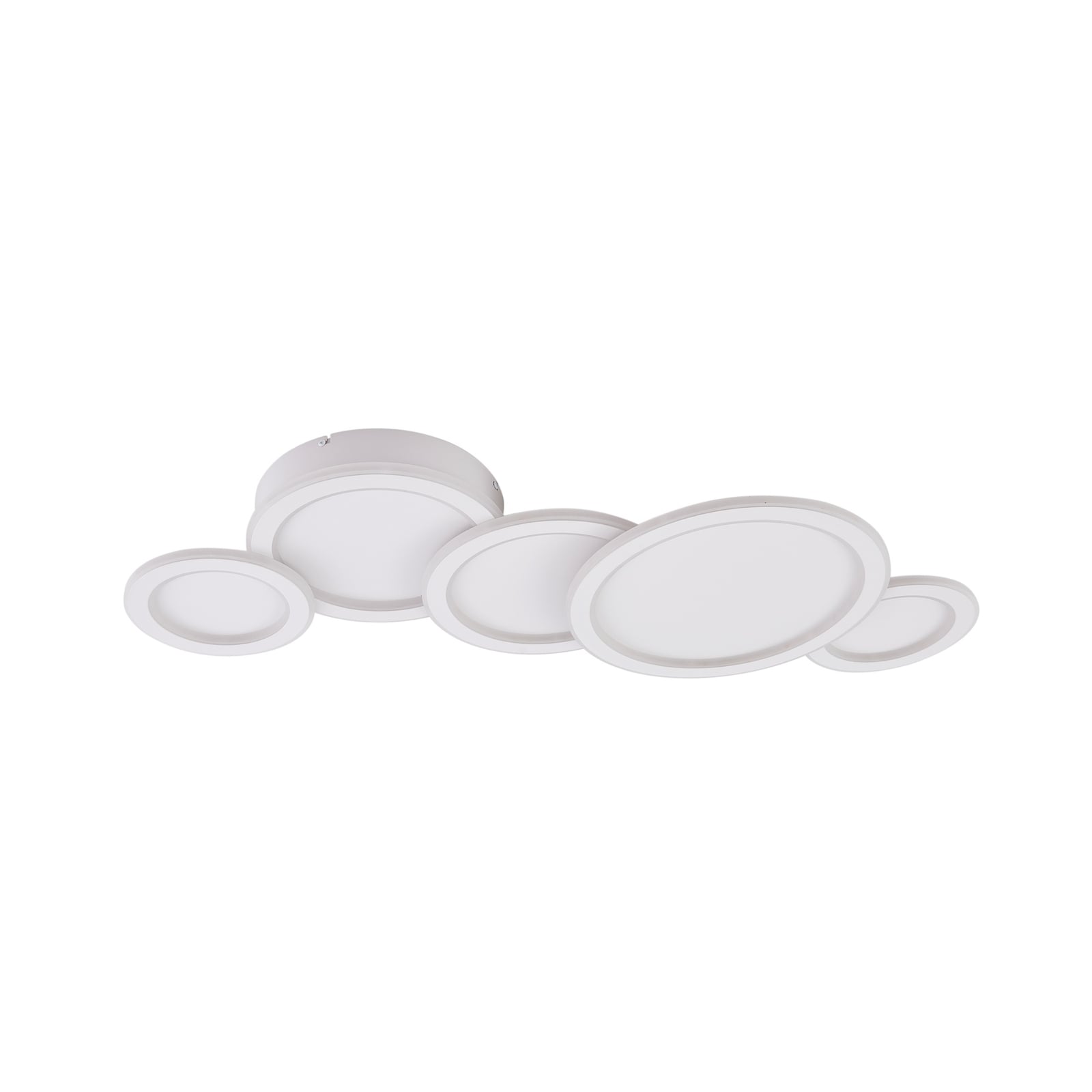 LED taklampe Diala dimbar hvit aluminium 96 cm montert i rom