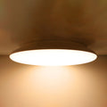 LED taklampe dimbar hvit Ø25 cm 3000K IP54 - SLC forfra