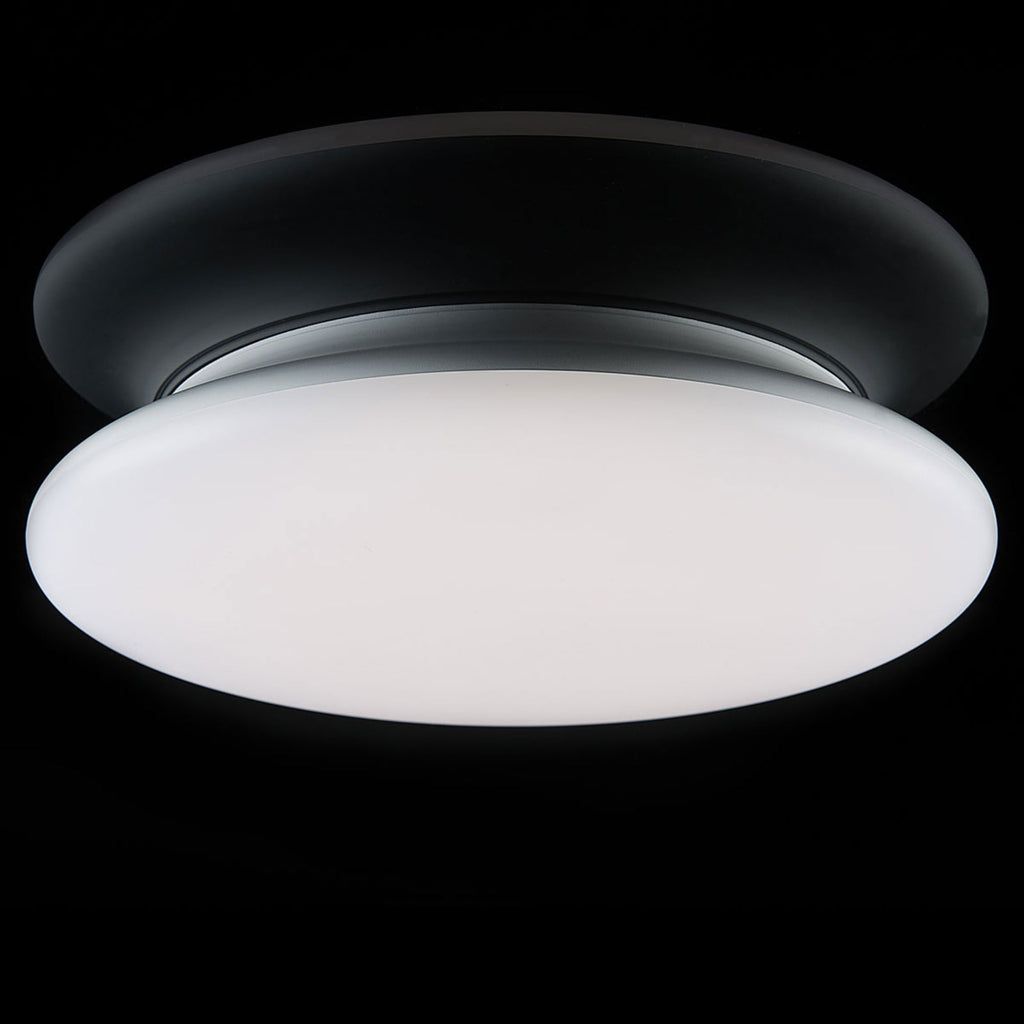 LED taklampe dimbar hvit Ø40 cm 4000K IP54 - SLC forfra