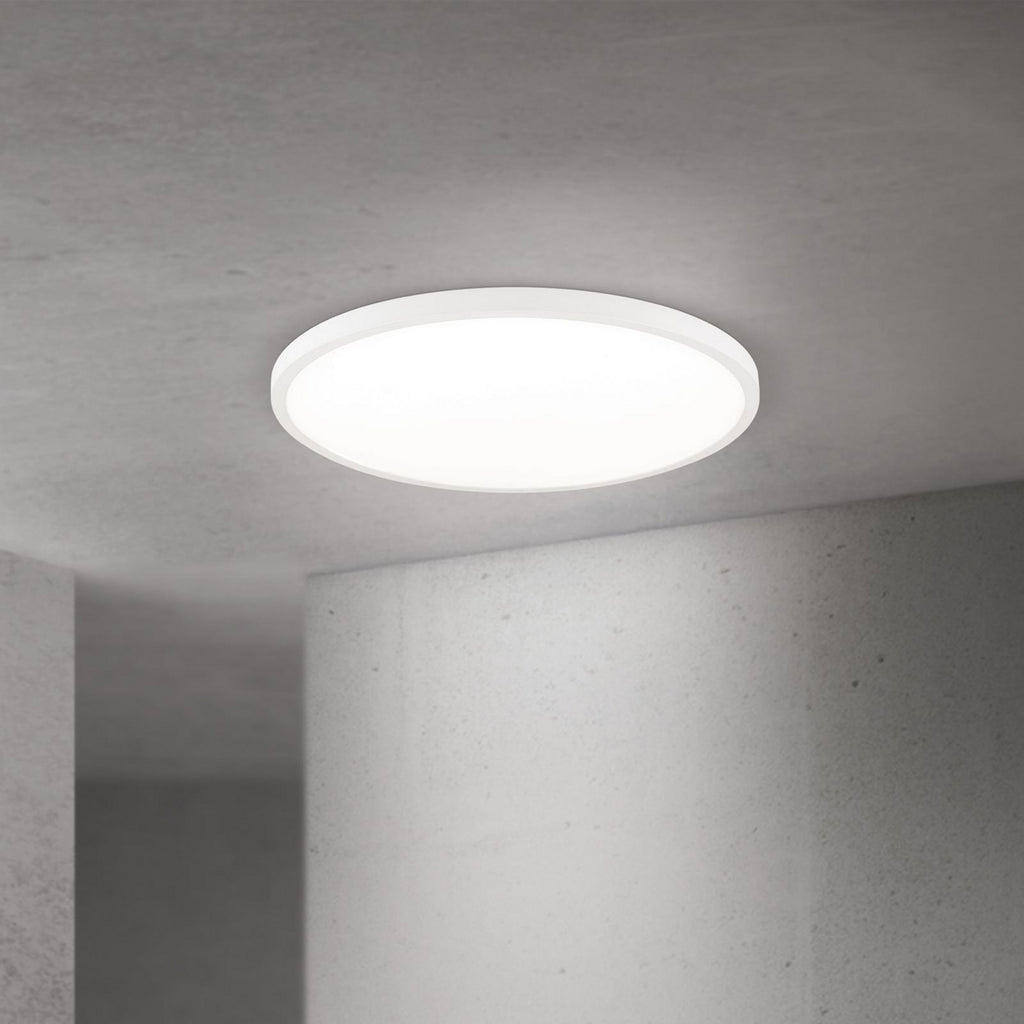 LED taklampe Disc hvit CCT dimbar Ø60 cm 40W montert