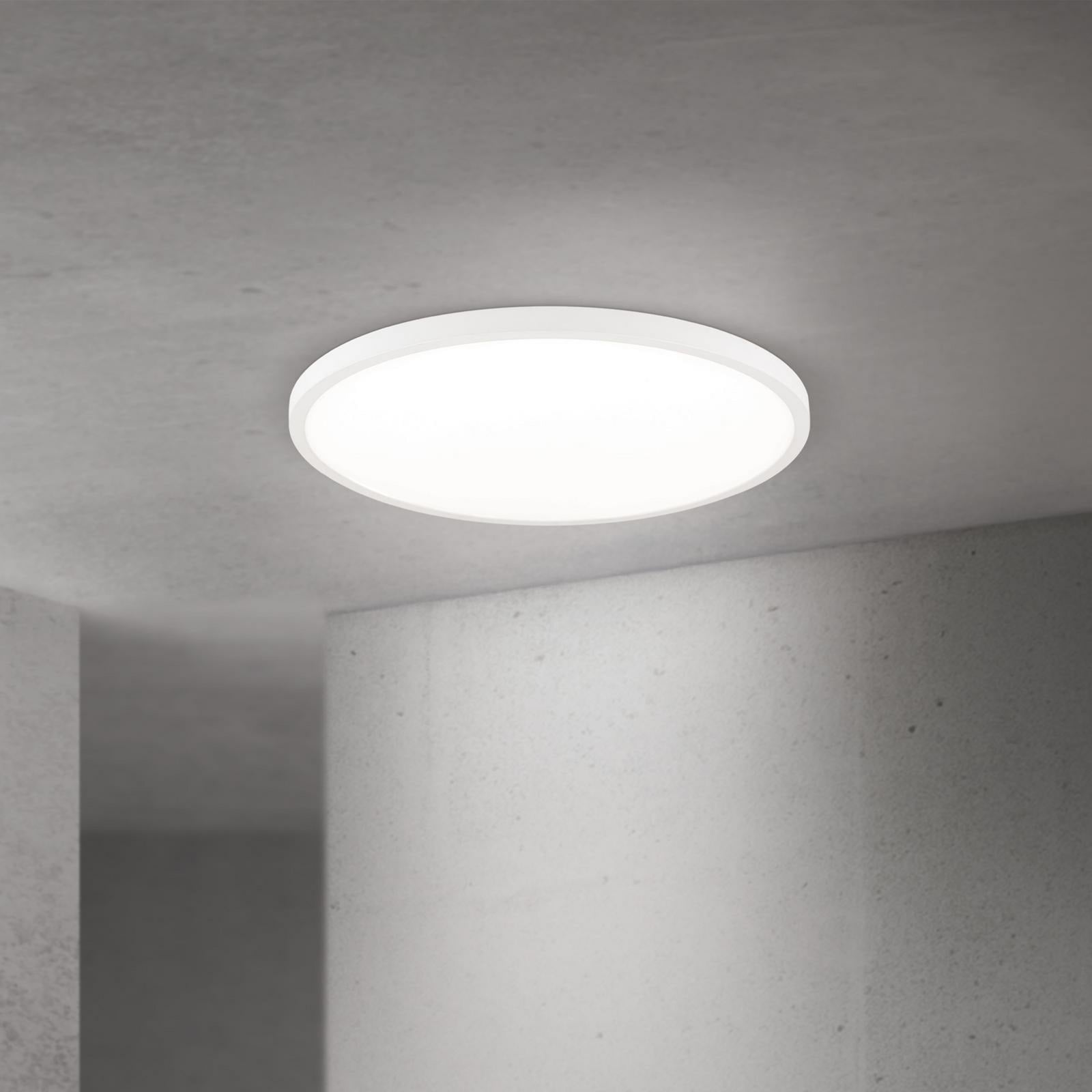 LED taklampe Disc hvit CCT dimbar Ø60 cm 40W montert