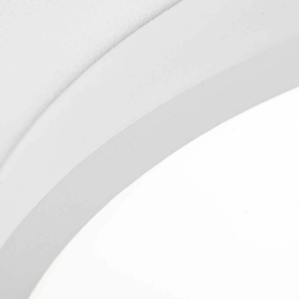 LED taklampe Disc hvit Ø28 cm CCT dimbar 22W nærbilde av lyskilde