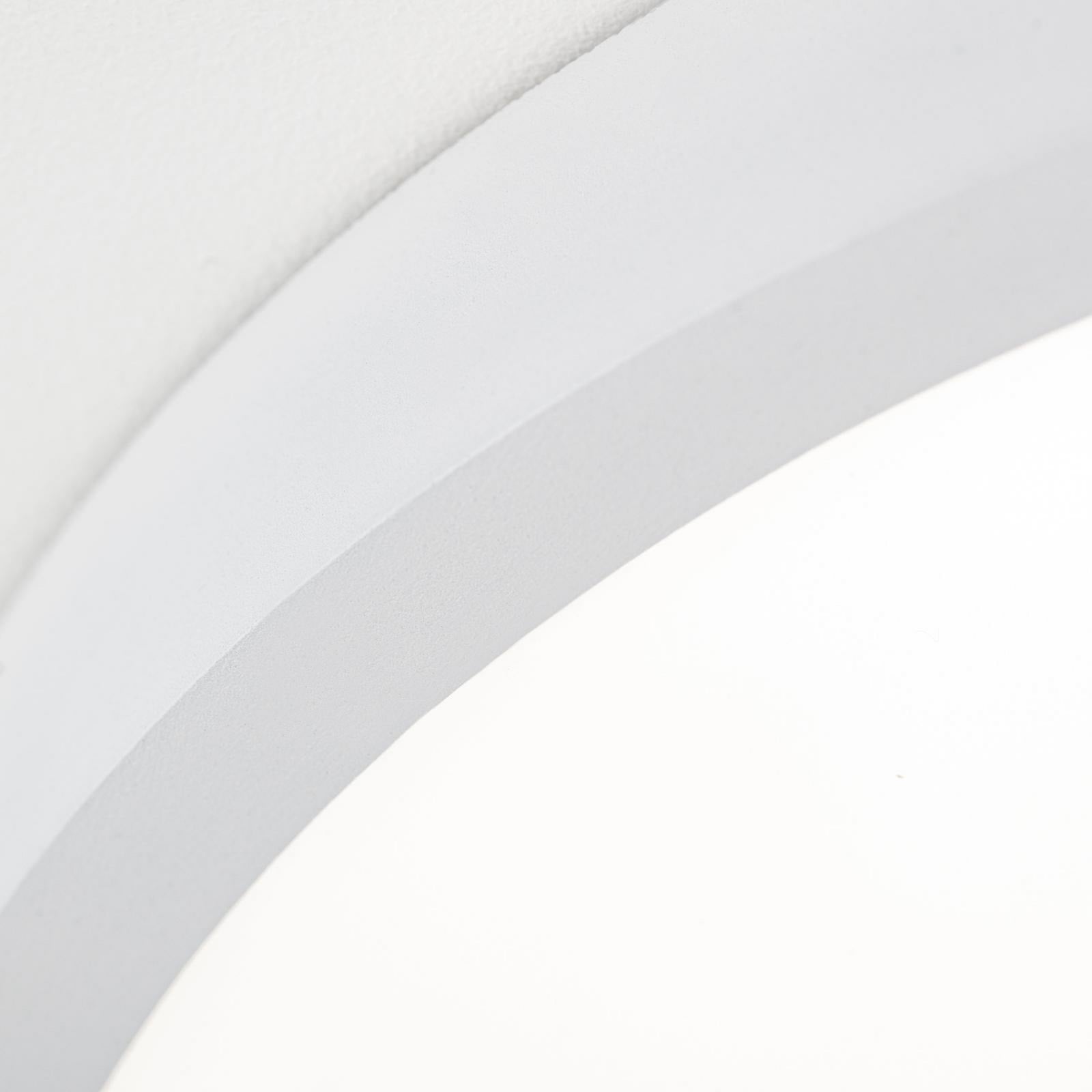 LED taklampe Disc hvit Ø28 cm CCT dimbar 22W nærbilde av lyskilde