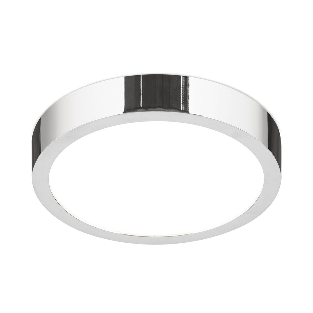 LED taklampe Disc krom Ø14 cm bakside