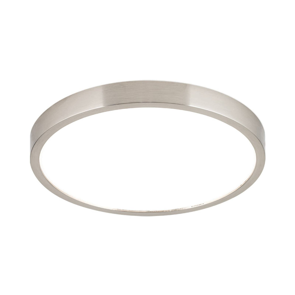 LED taklampe Disc matt nikkel Ø24 cm CCT dimbar 17W bakside