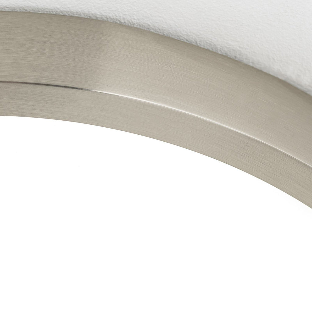 LED taklampe Disc matt nikkel Ø24 cm CCT dimbar 17W nærbilde