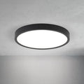 LED taklampe Disc svart Ø24 cm CCT dimbar 17W forfra