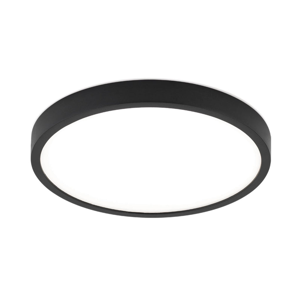 LED taklampe Disc svart Ø24 cm CCT dimbar 17W bakside