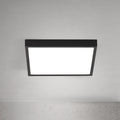 LED taklampe Disc svart 24x24 cm 20W dimbar CCT forfra