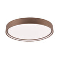 LED taklampe Doha CCT kaffefarget Ø45 cm forfra