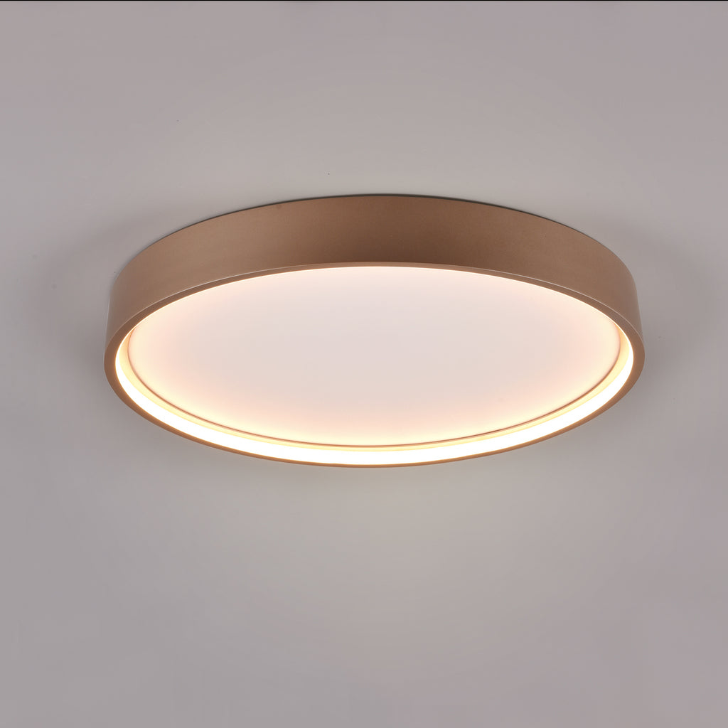 Detalj av justerbar DIP-switch på LED taklampe Doha CCT kaffefarget