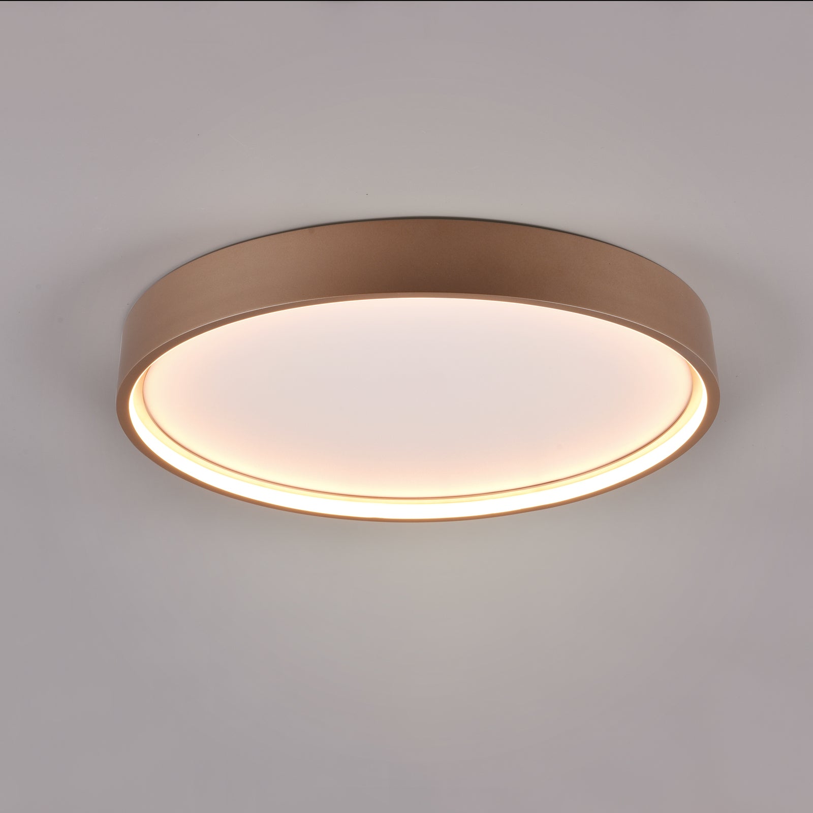 Detalj av justerbar DIP-switch på LED taklampe Doha CCT kaffefarget
