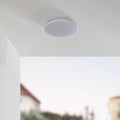 LED taklampe Doki rund hvit plast forfra