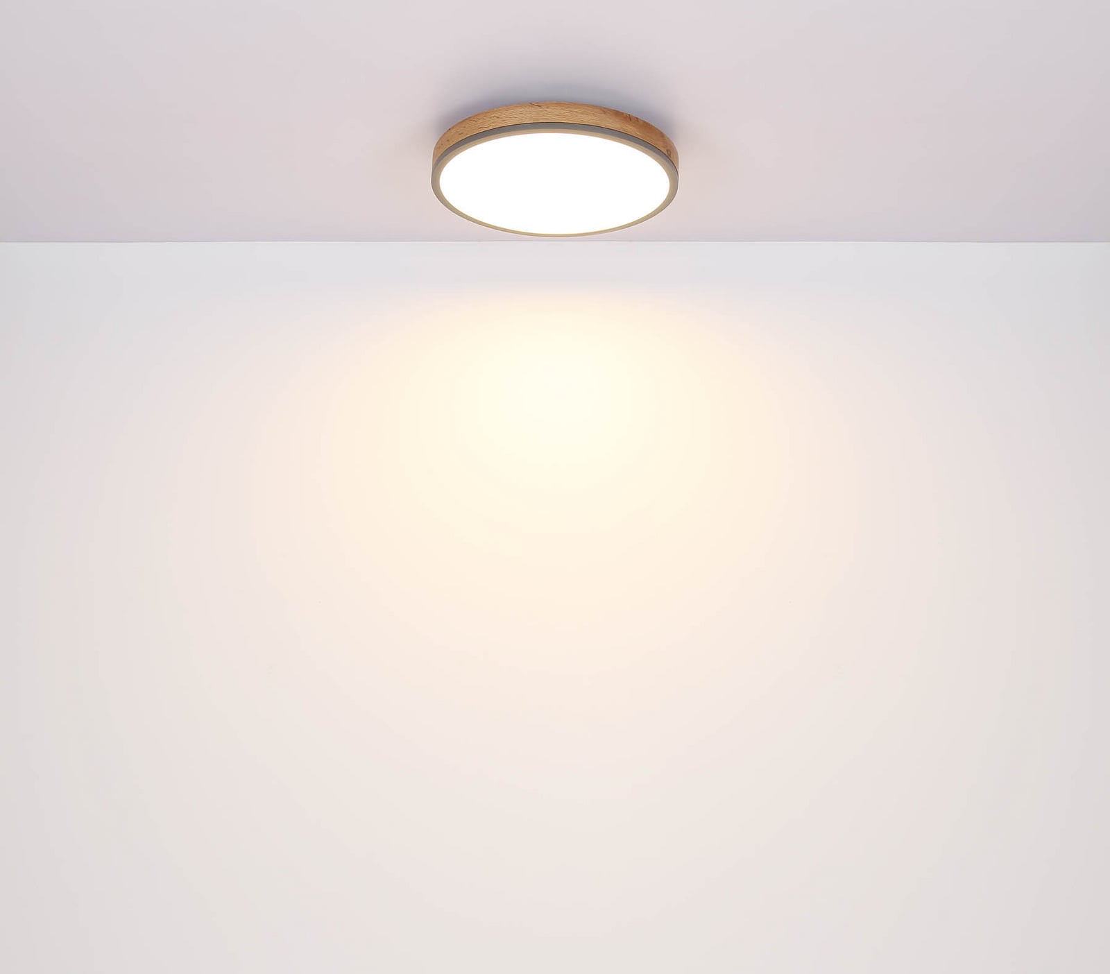LED taklampe Doro CCT dimbar tre grafitt lys på