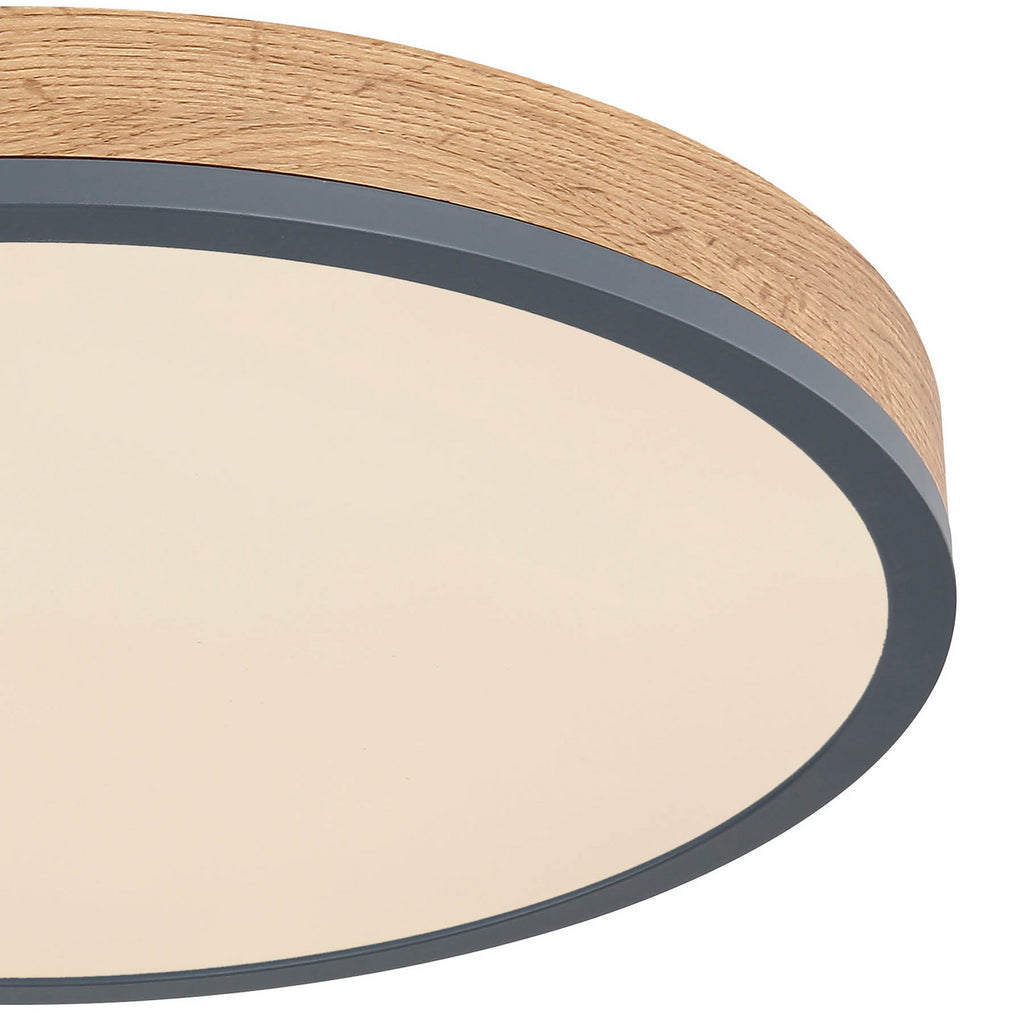 LED taklampe Doro CCT dimbar tre grafitt med fjernkontroll og batterier