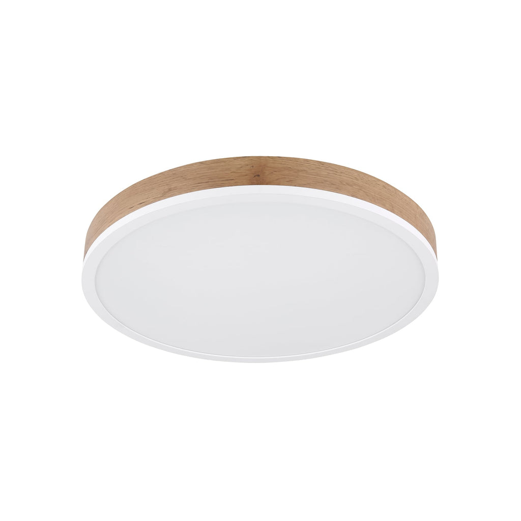 LED taklampe Doro tre/hvit Ø45 cm forfra